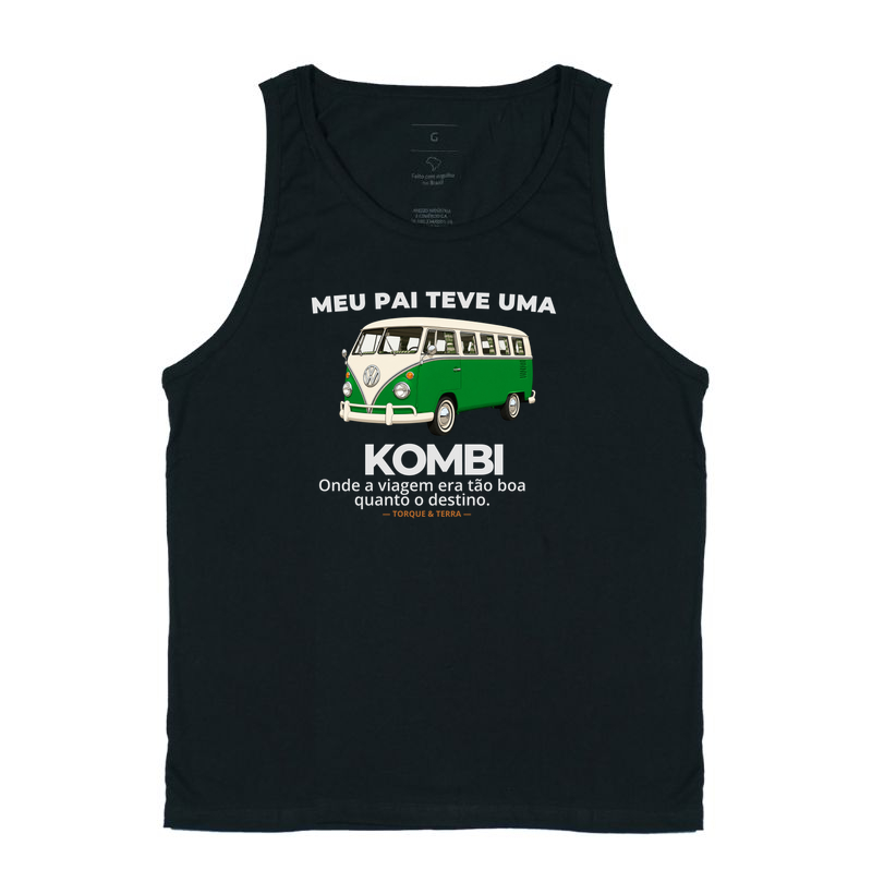 Meu pai teve uma - KOMBI - verde com off-white - Imagem 3