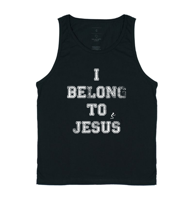 Regata Cristã I Belong to Jesus Pertenço a Jesus - Imagem 3
