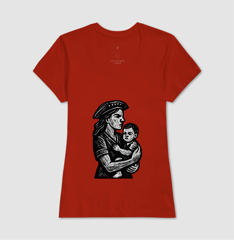 Mulher e Crianca - Xilogravura - Imagem 11