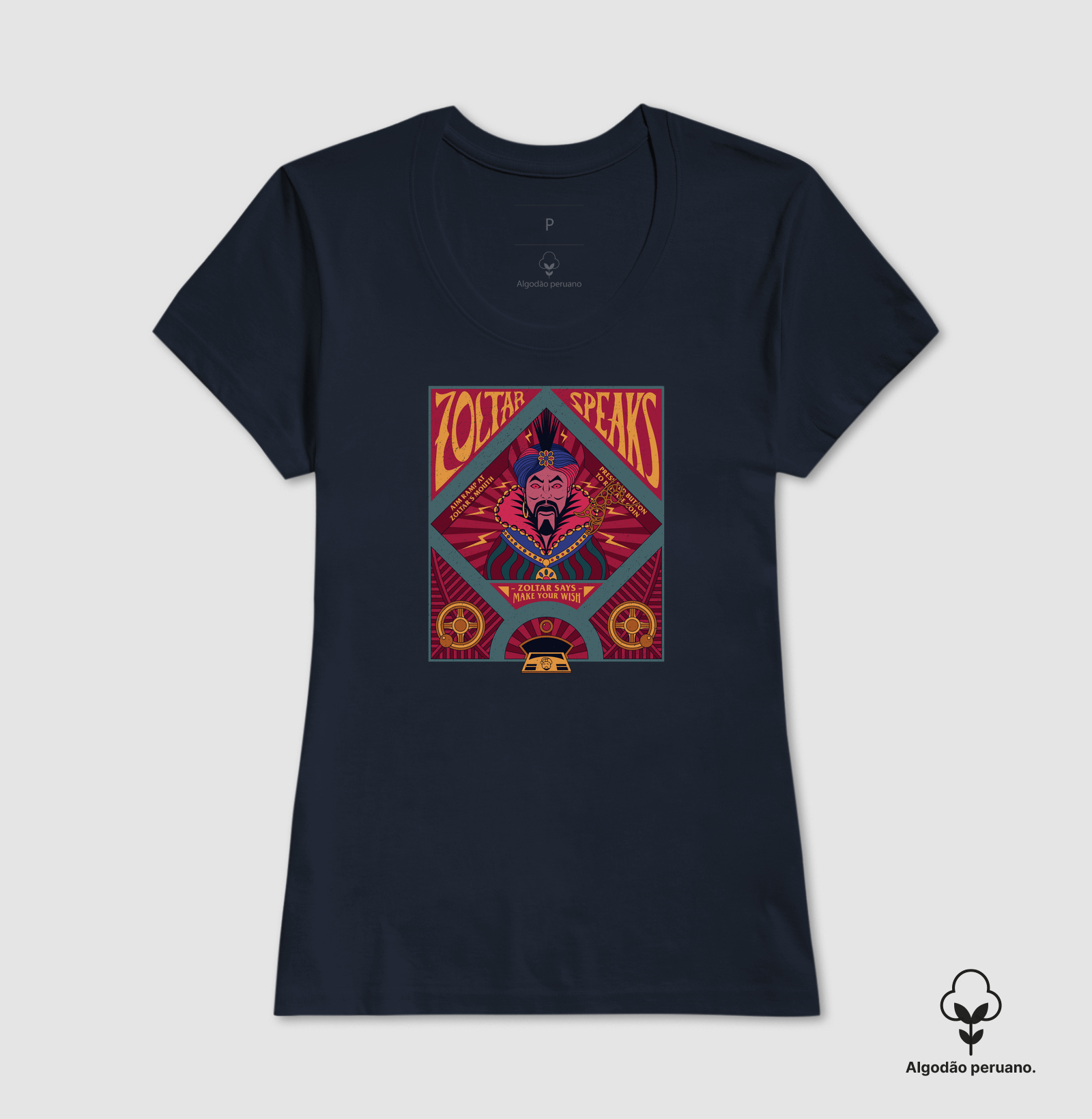 Camiseta Algodão Peruano Cuidado com o Que Deseja - Imagem 5