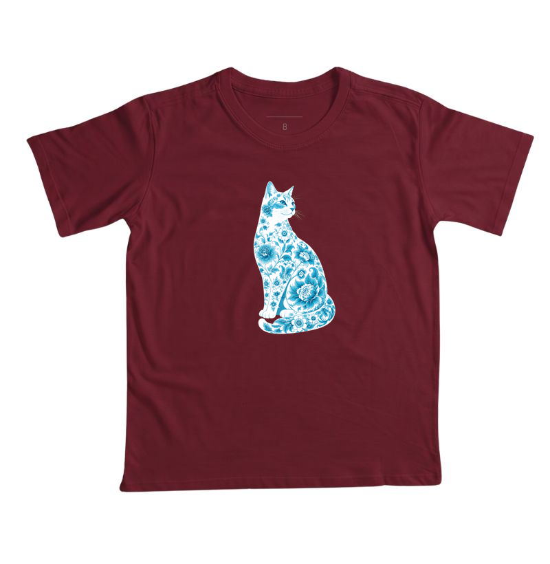 Gato Floral Azul - Imagem 7