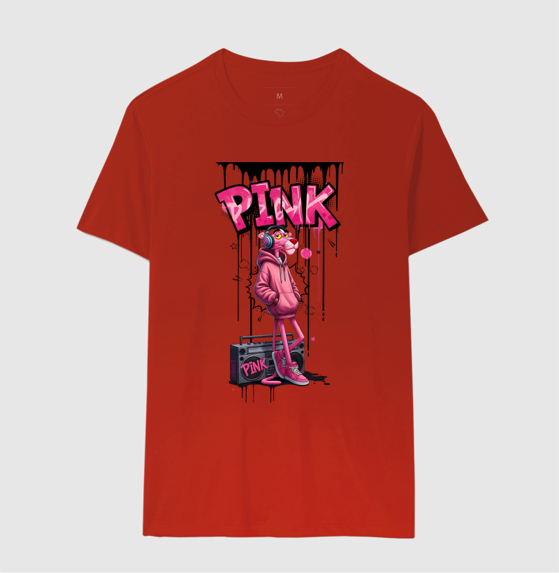 Camiseta Pantera Cor de Rosa Rap - Imagem 10