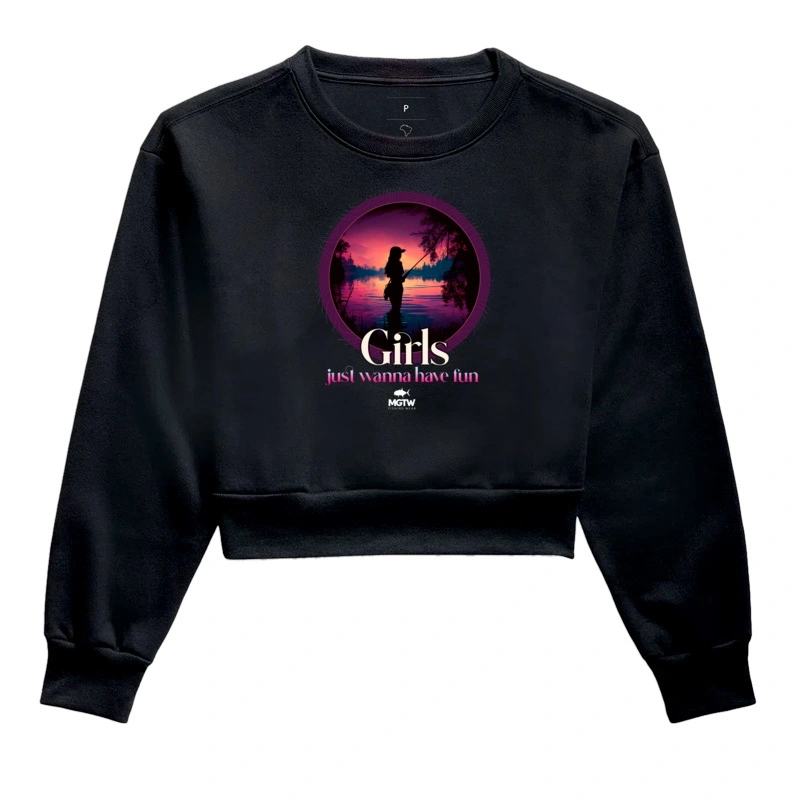 MOLETOM CROPPED GIRLS JUST WANNA HAVE FUN - Imagem 2