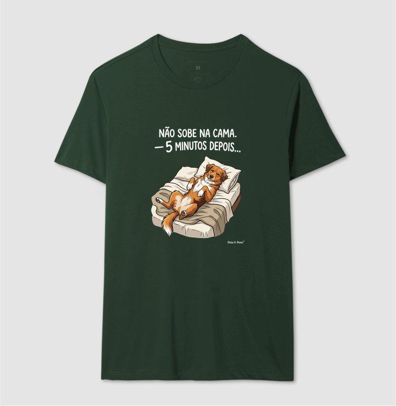 CAMISETA NOSSO MASCOTE SOBE NA CAMA - Imagem 12
