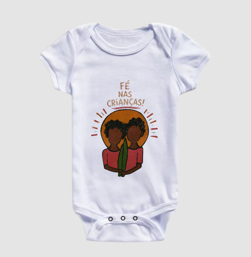 Camiseta Infantil Fé nas crianças - Imagem 3