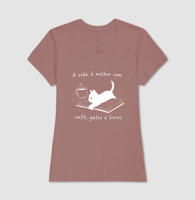 A Vida é Melhor com Café, Gatos e Livros - Imagem 17