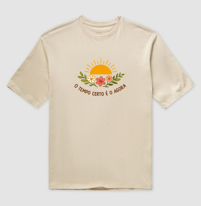 Camiseta O Tempo certo é o agora - Alma Vestida - Imagem 3