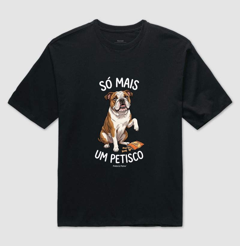 CAMISETA OVERSIZED BULLDOGUE INGLÊS PETISCO - Imagem 2