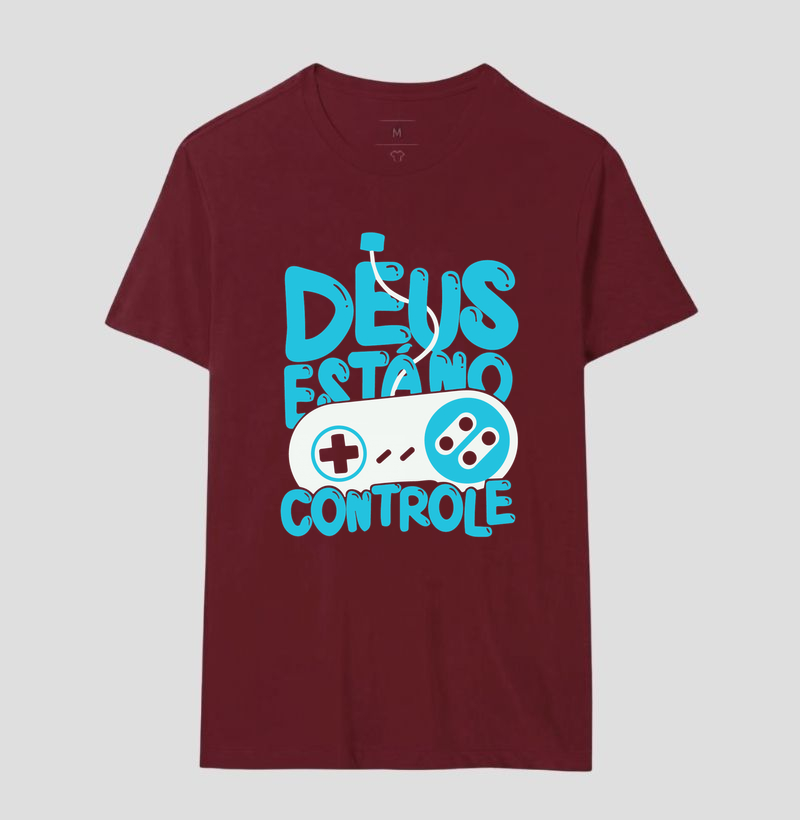 Camiseta Deus está no Controle Moderno - Imagem 6