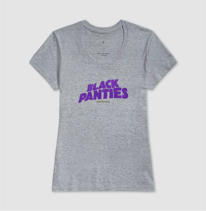 Camiseta Black Panties (Calcinha Preta) | OxenteWear - Imagem 9