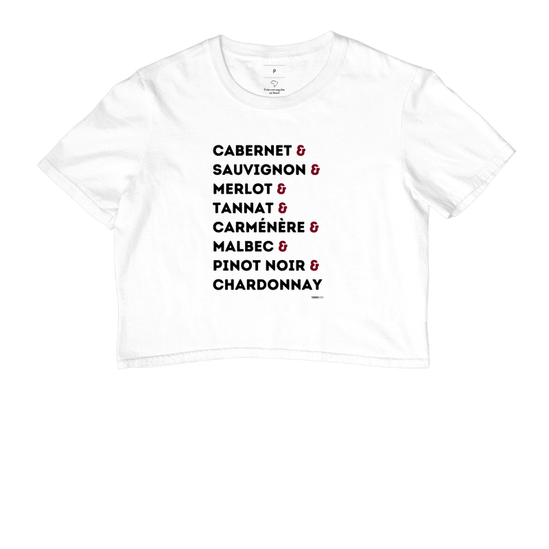 Camiseta Cropped Nome das Uvas - Imagem 3