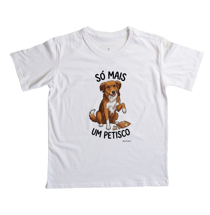 CAMISETA INFANTIL NOSSO MASCOTE PETISCO - Imagem 5