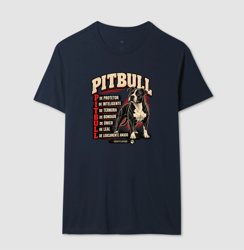 PITBULL P DE PROTETOR, I DE INTELIGENTE, T DE TERNURA, B DE BONDADE, U DE ÚNICO, L DE LEAL, L DE LOUCAMENTE AMADO. - Imagem 6