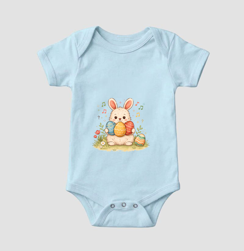Body Infantil Coelhinho da Páscoa - Imagem 8