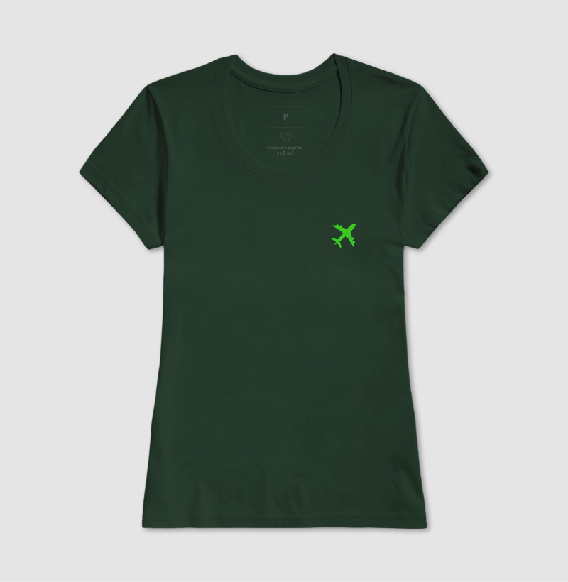 Viajante Minimalista - avião verde claro - Imagem 9
