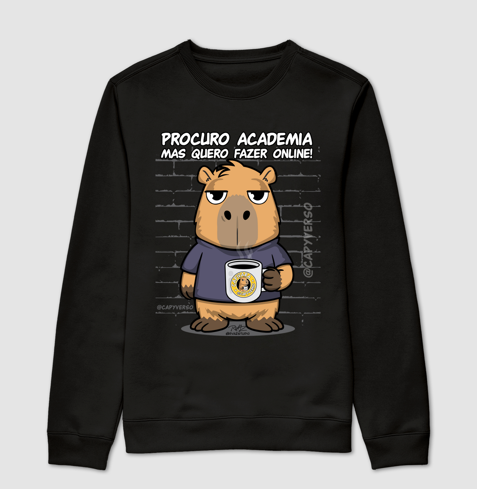 Camiseta Capivara Academia Online - Imagem 4