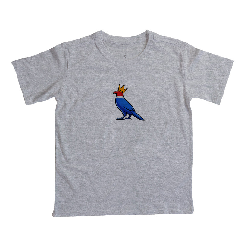 👑 O Carcará colocou sua coroa!  Mais que uma estampa, é um grito de orgulho nordestino. O Rei do Sertão surge com suas cores vibrantes — vermelho, branco e azul — representando a força, coragem e resistência de um povo que nunca se curva diante das dificuldades. - Imagem 2