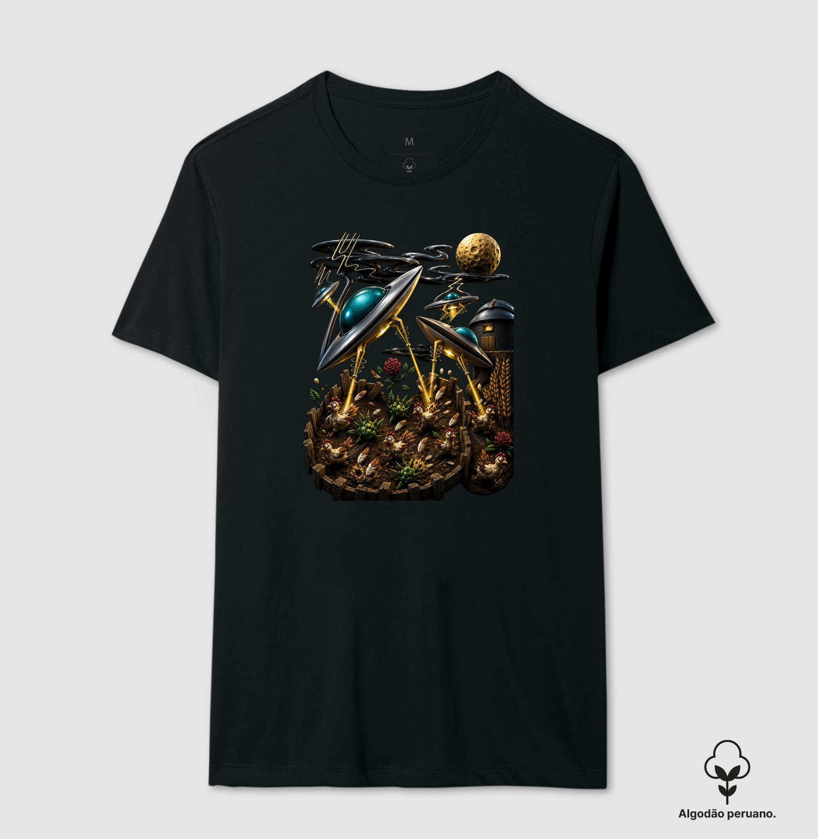 Camiseta Algodão Atack Alien - Imagem 6