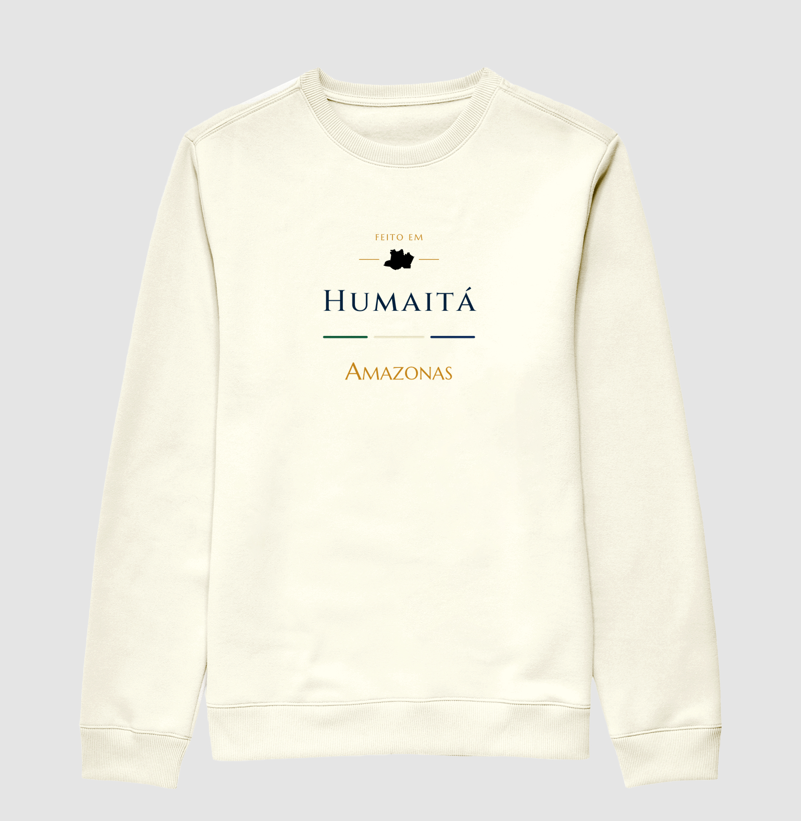 Feito em Humaitá AM - Suéter Moletom