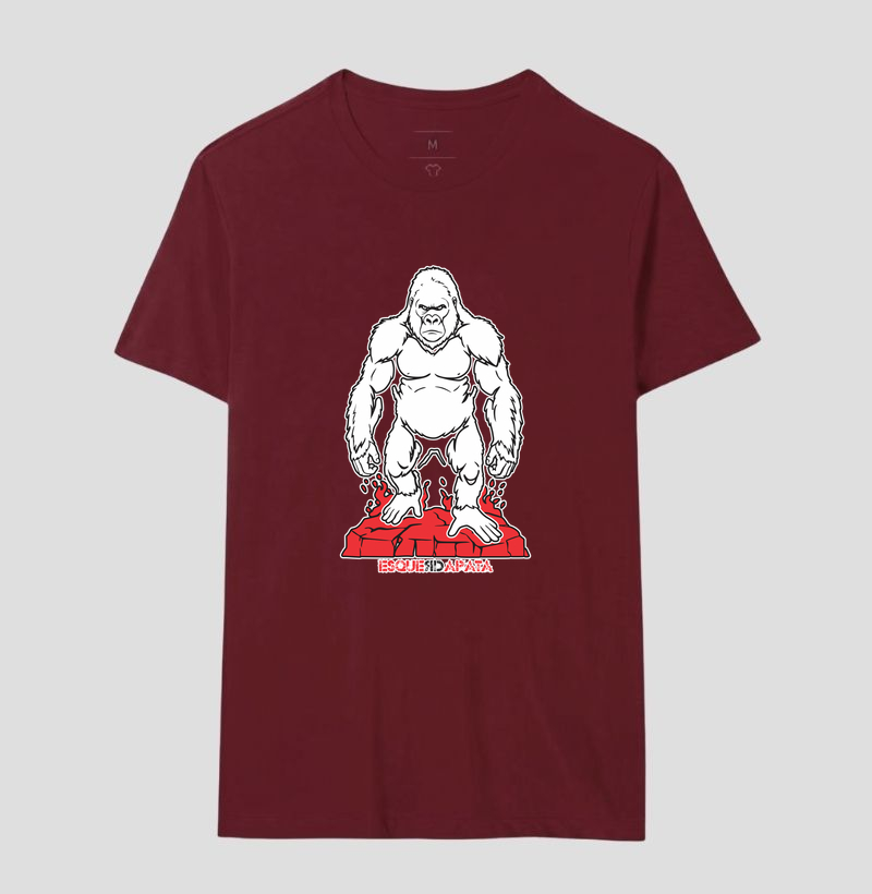 Camiseta Gorila em Algodão | EsquerdaPata - Imagem 21