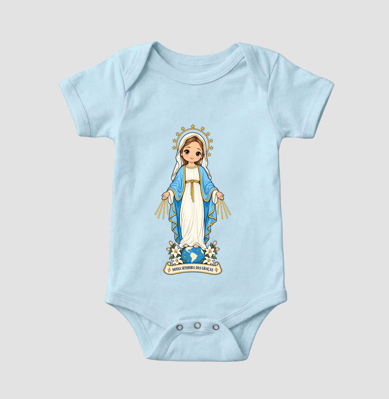 Nossa Senhora das Graças estilo chibi - Imagem 4