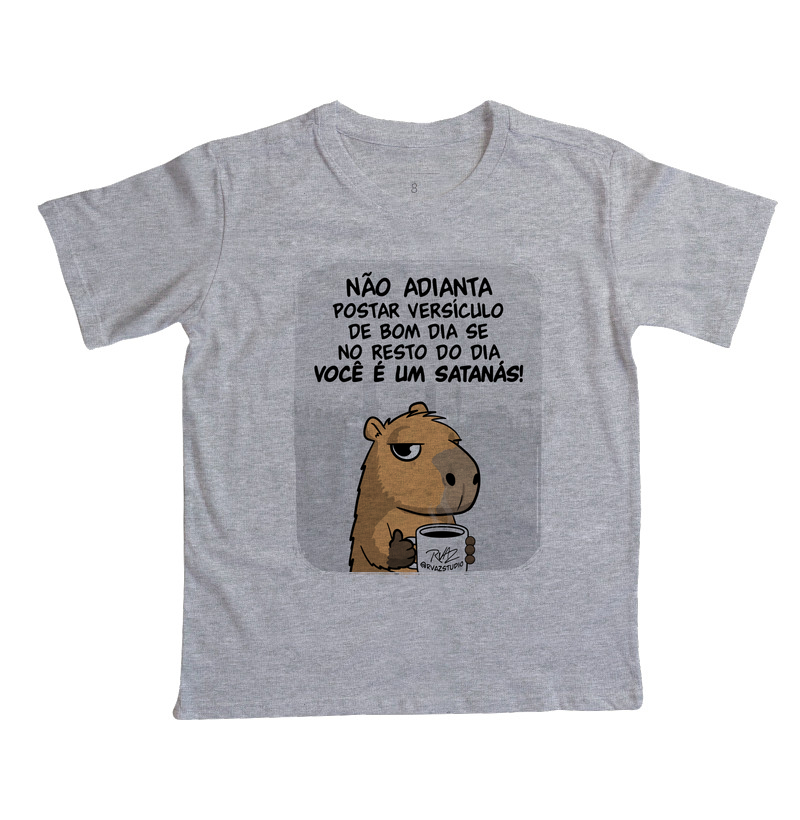 Camiseta Capivara Você é um Satanás - Imagem 3