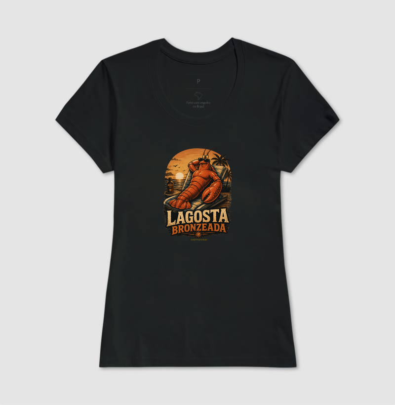 Camiseta Lagosta Bronzeada | OxenteWear - Imagem 3