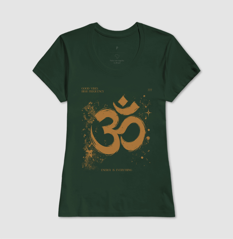 Camiseta - OM dourado - Imagem 10