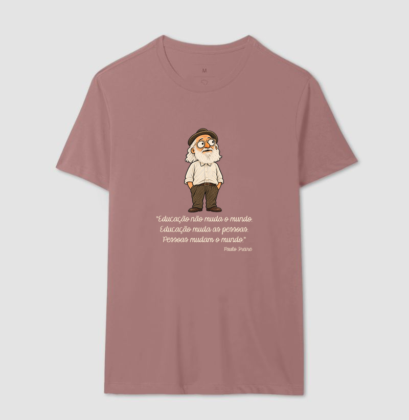 Paulo Freire - Cartoon - Pessoas mudam o mundo. - Imagem 16