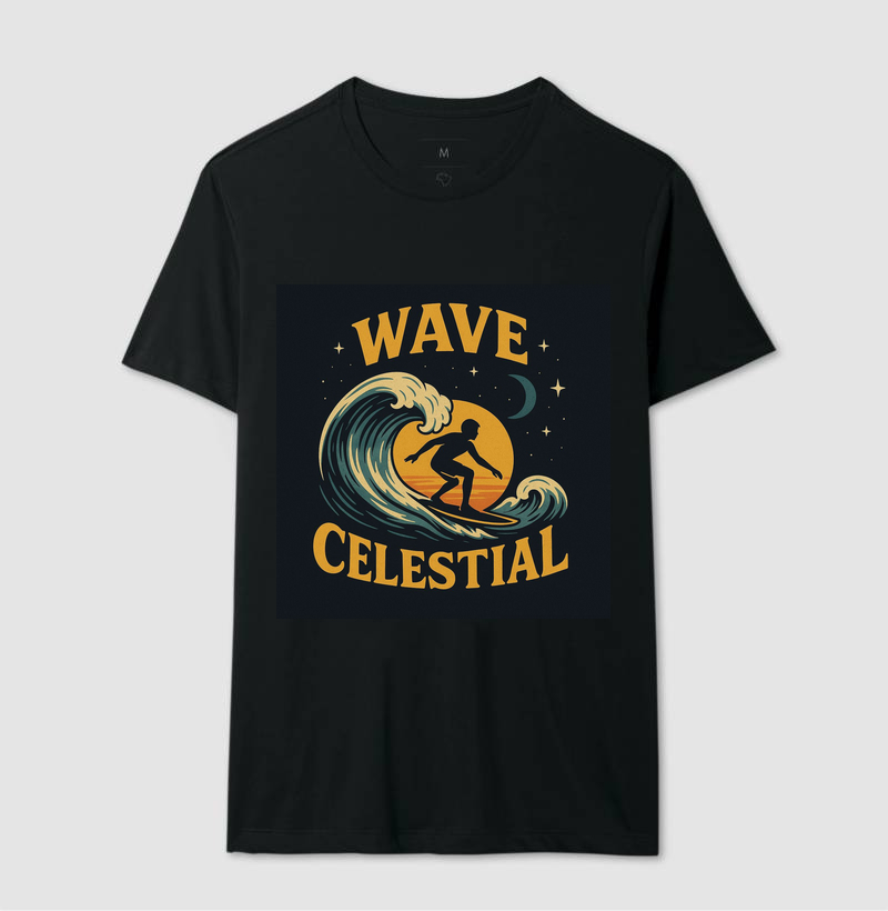 Camiseta Wave celestial