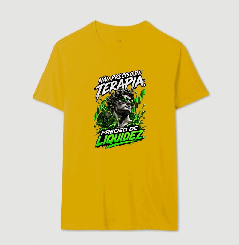 Camiseta Bitcoin Não Preciso de Terapia, Preciso de Liquidez - Imagem 16