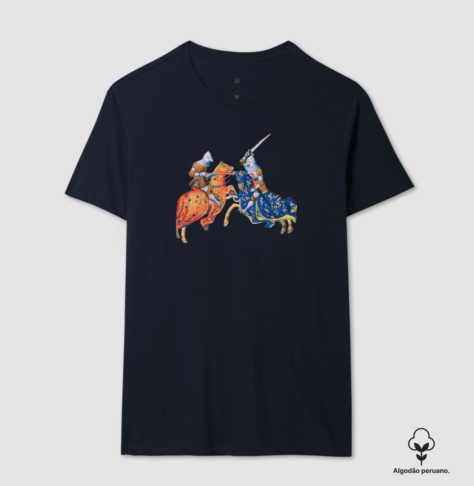 Camiseta Algodão Peruano O Encontro das Lanças – Manuscrito Histoire Romaine - Imagem 8