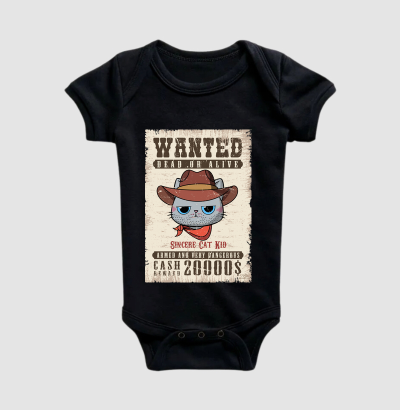 Camiseta Wanted Cat Kid - Imagem 2