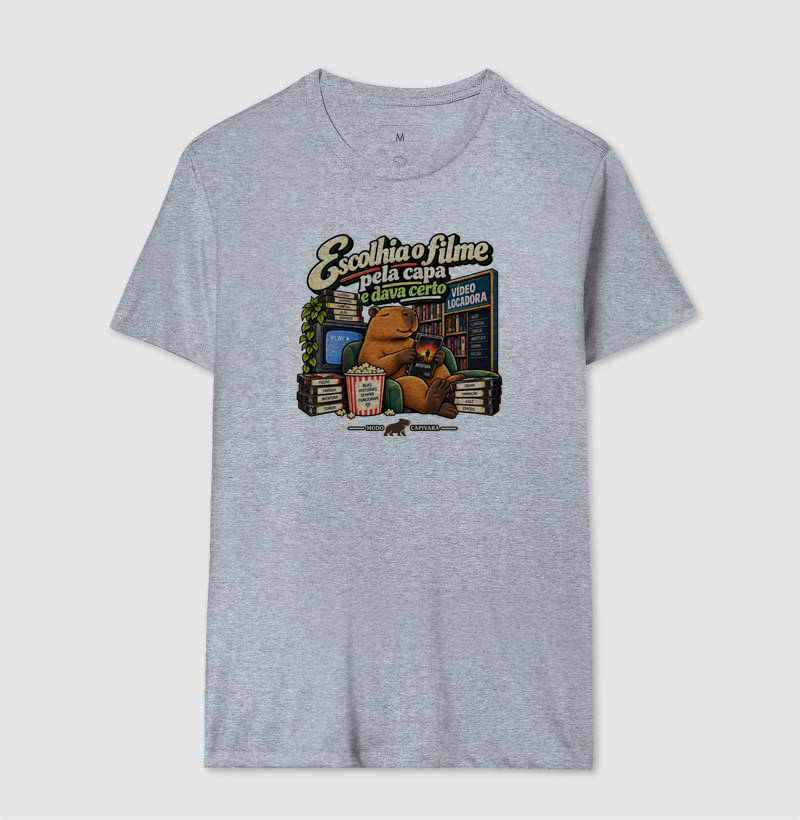 ESCOLHIA O FILME PELA CAPA E DAVA CERTO - Modo capivara - Camiseta - Imagem 10