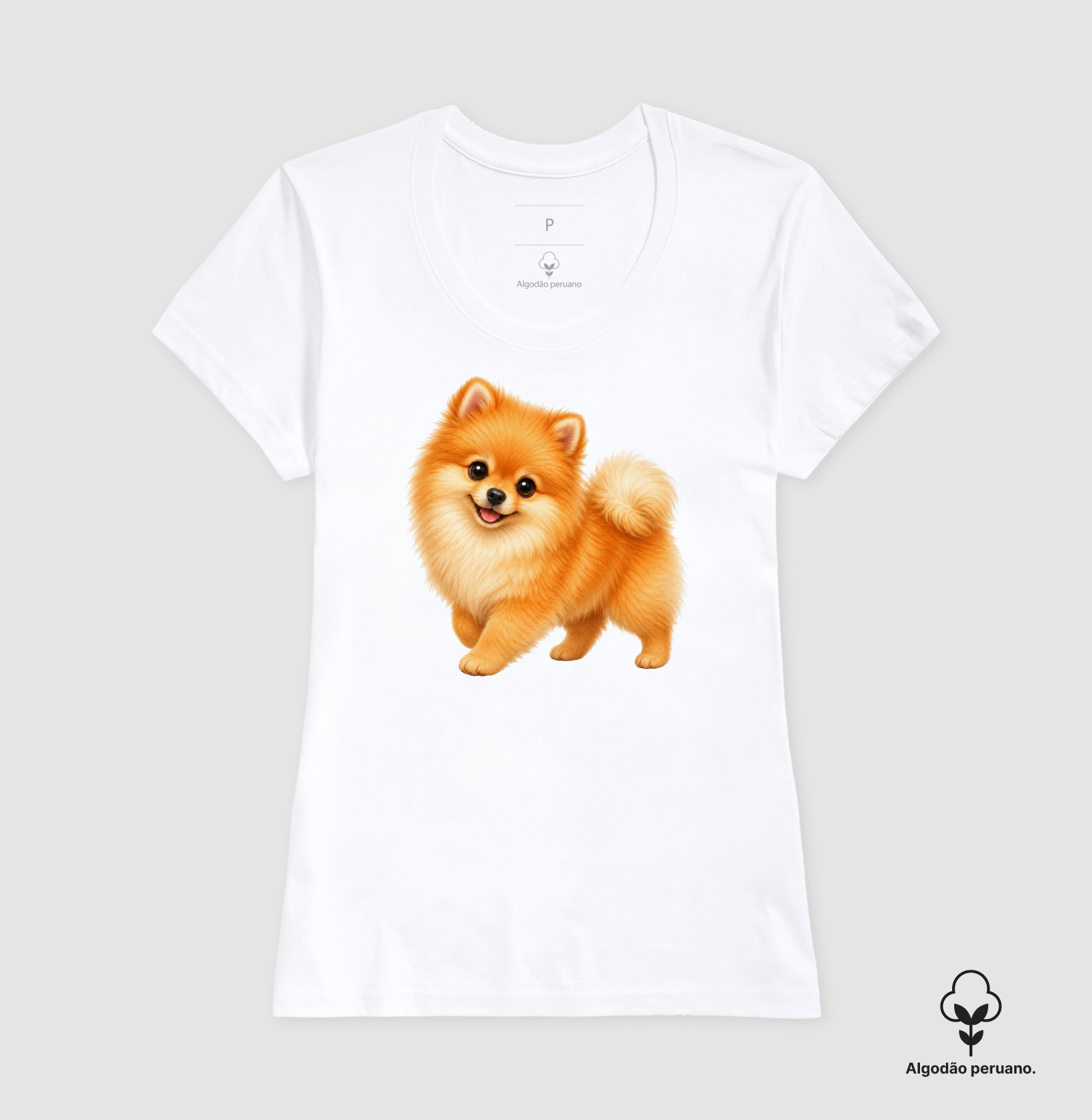 Pomerânia (Spitz Alemão) Laranja - Desenho Animado - Imagem 3