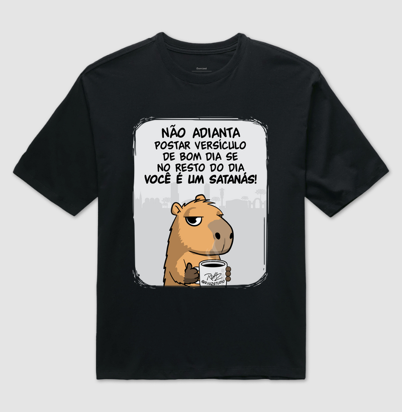 Camiseta Capivara Você é um Satanás - Imagem 2