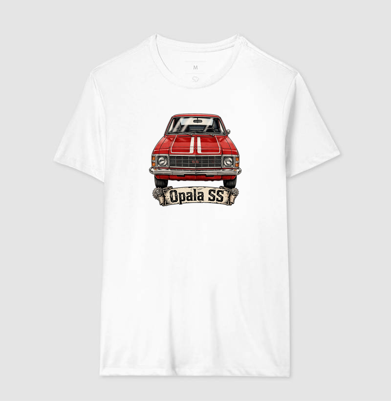 Opala SS - Vermelho com Faixas Brancas - Chevrolet Clássico Vintage - Imagem 4