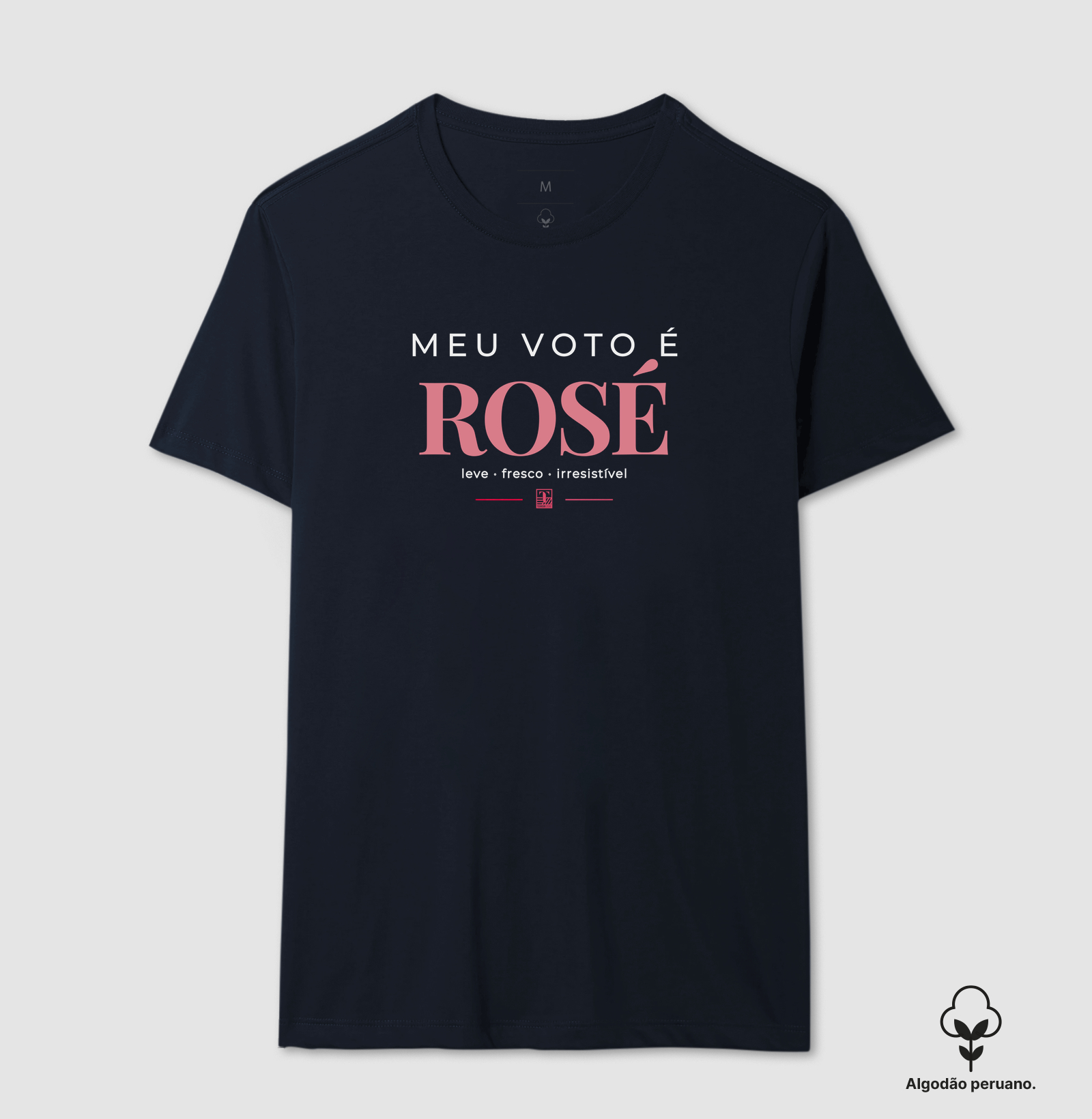 Meu Voto é Rosé – Camiseta para Amantes de Vinho Rosé - Imagem 4