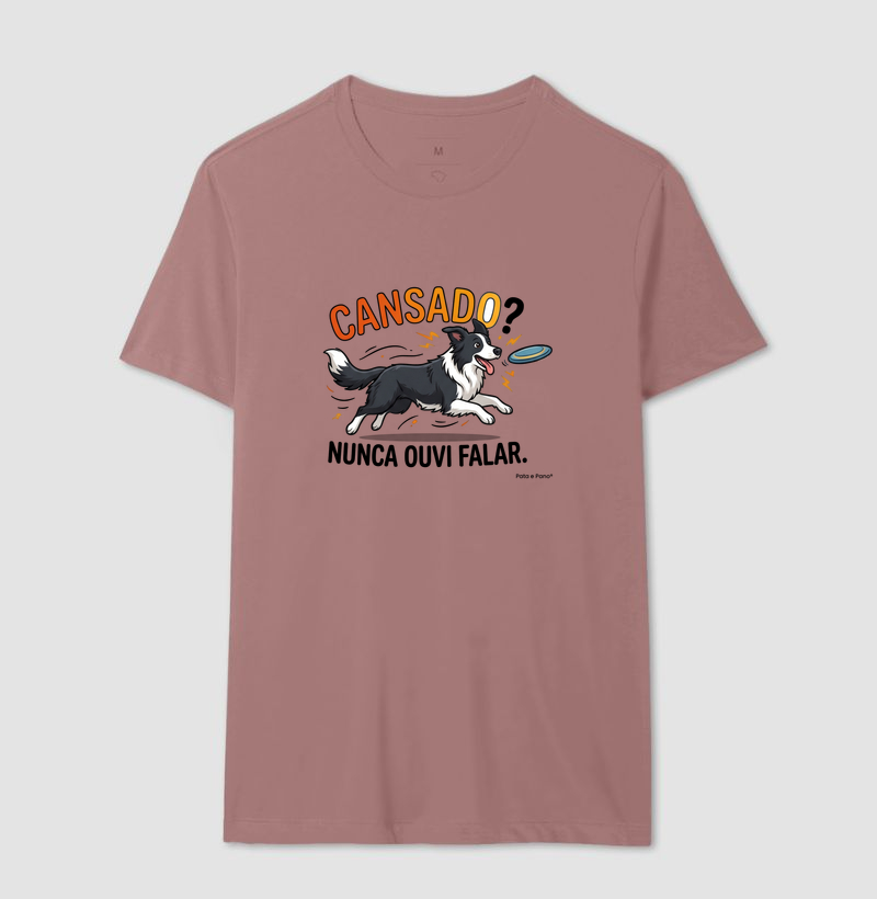 CAMISETA BORDER COLLIE CANSADO - Imagem 8