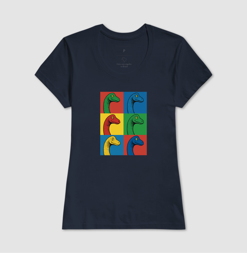 Camiseta Dino Pop Braquiossauro - Imagem 9