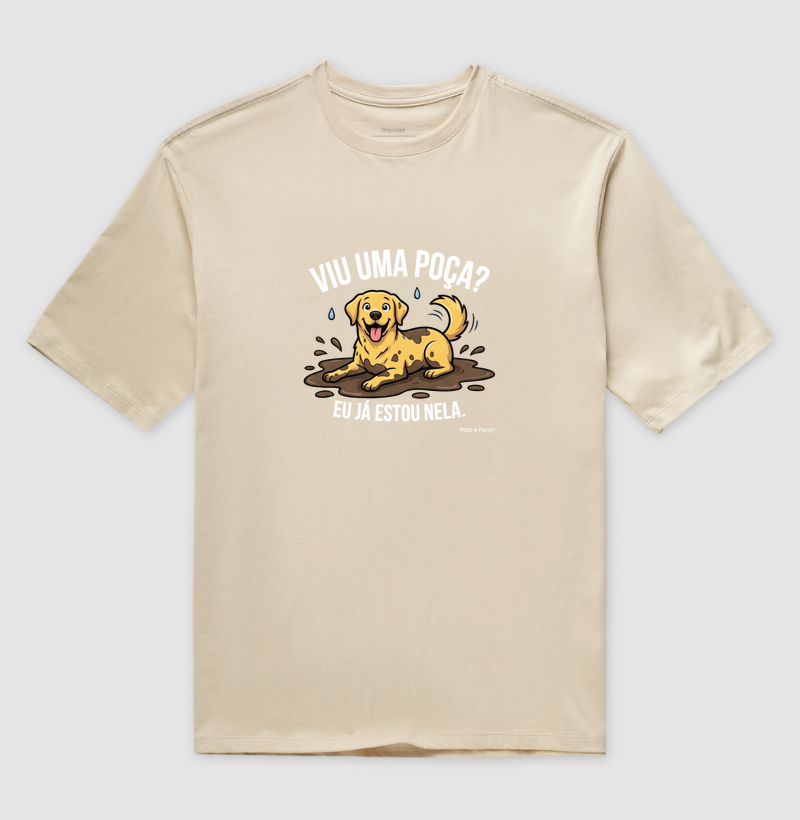 CAMISETA OVERSIZED LABRADOR POÇA - Imagem 3