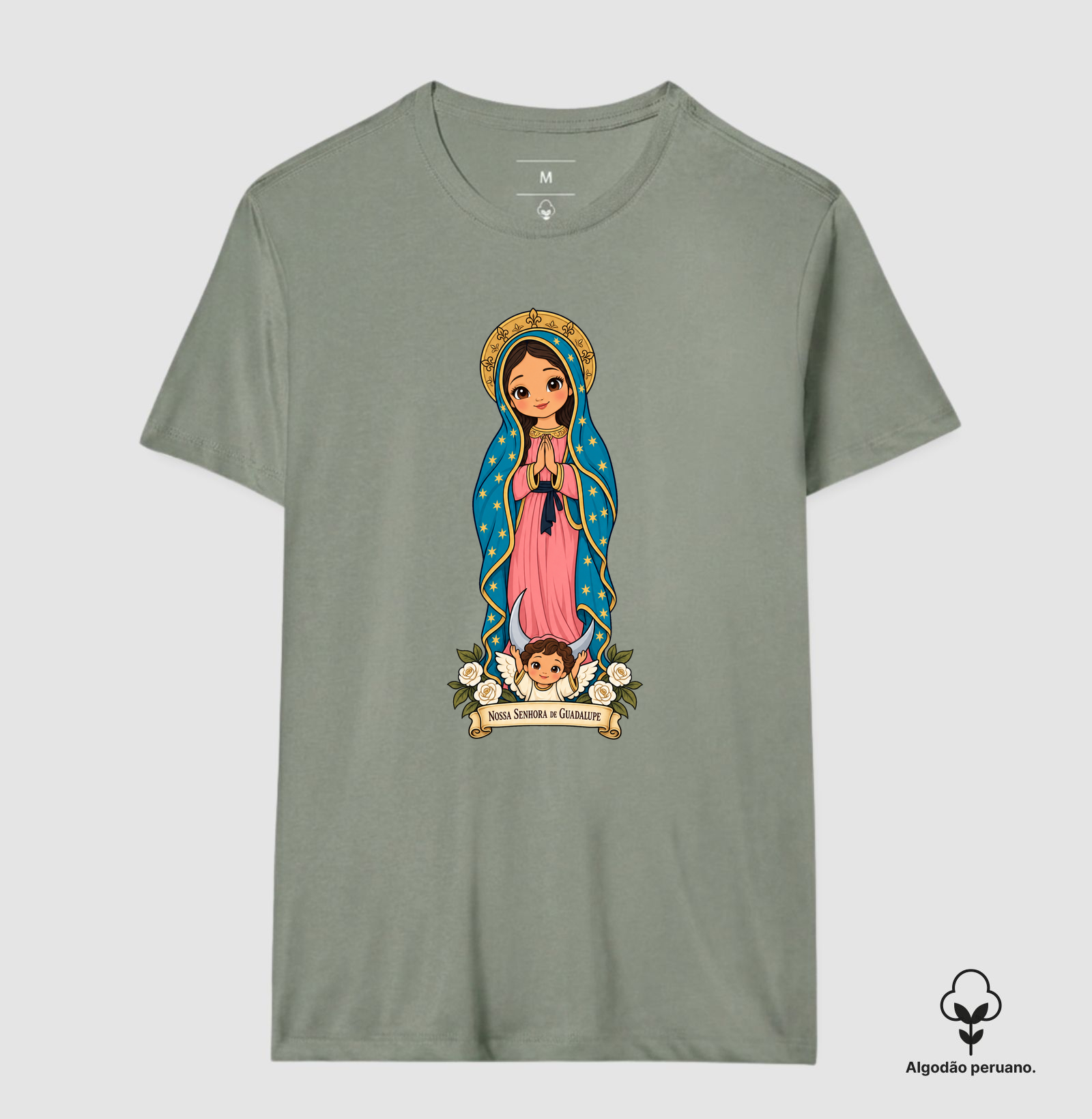 Nossa Senhora de Guadalupe estilo chibi - Imagem 6