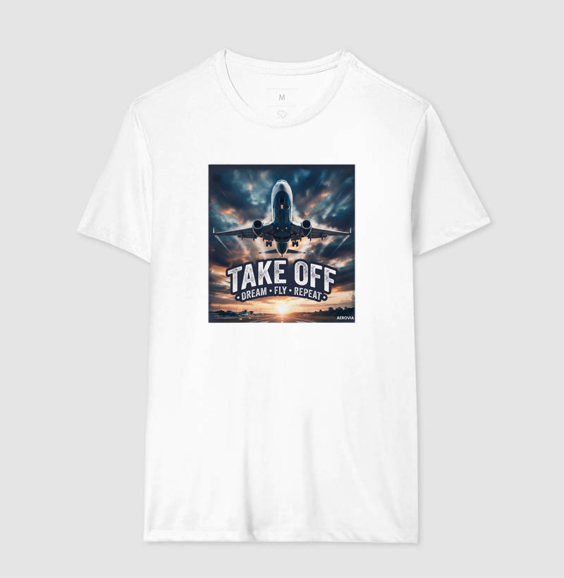 Camiseta Aerovia Take Off sunset - Imagem 2