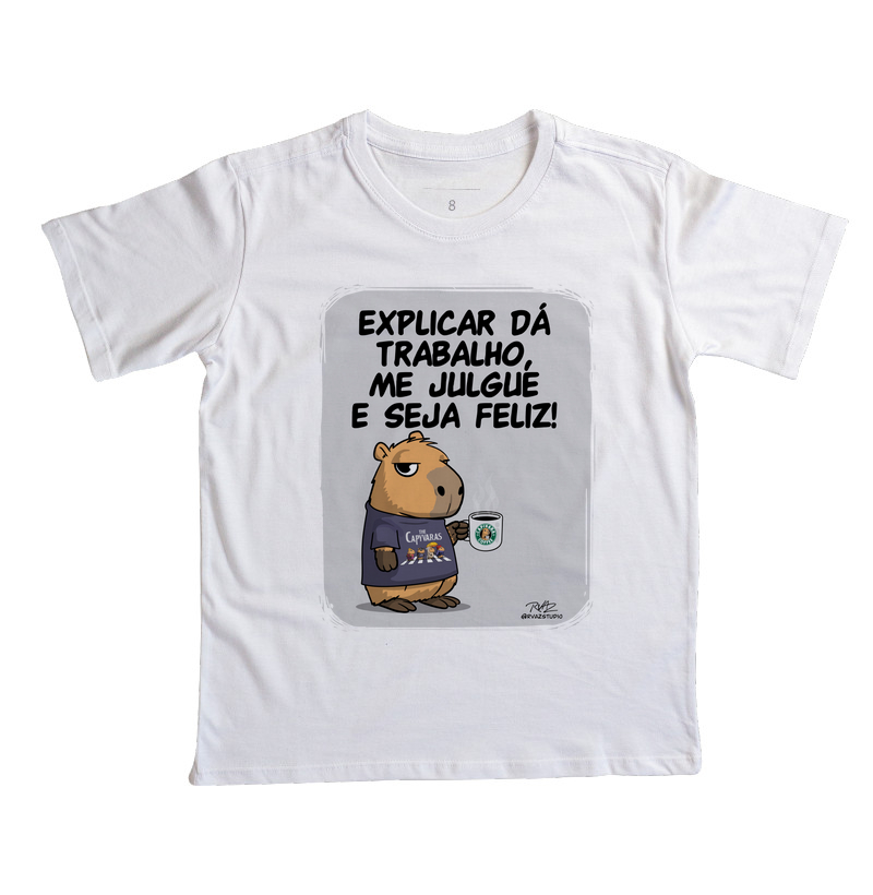 Camiseta Capivara me julgue - Imagem 2