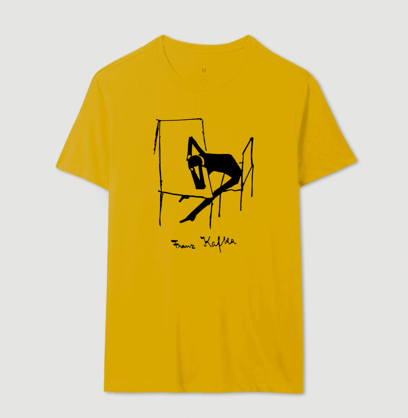 Camiseta Minimalista Escritor Franz Kafka - Imagem 10