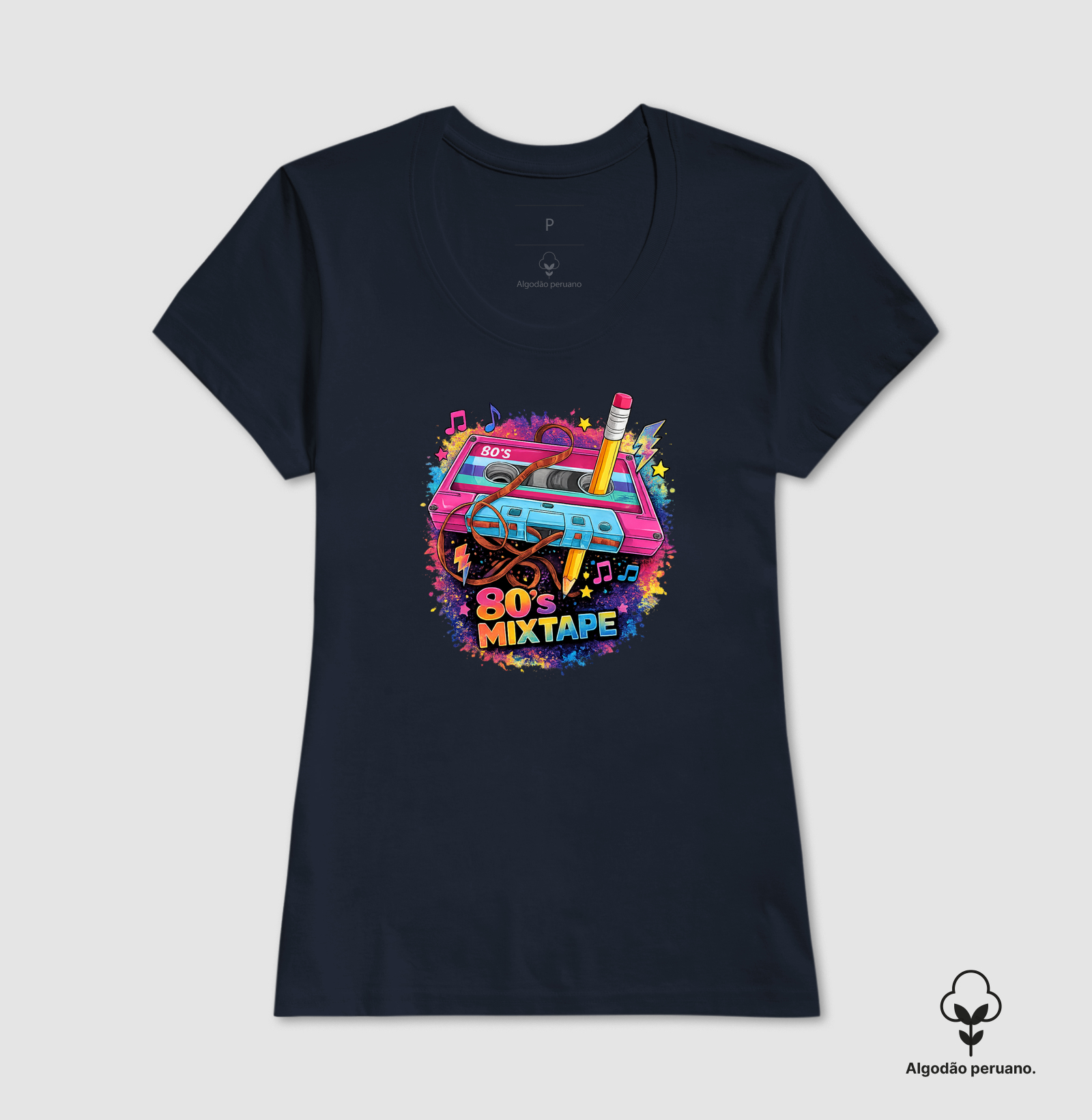 Camiseta Mix Tape Retro - Imagem 6