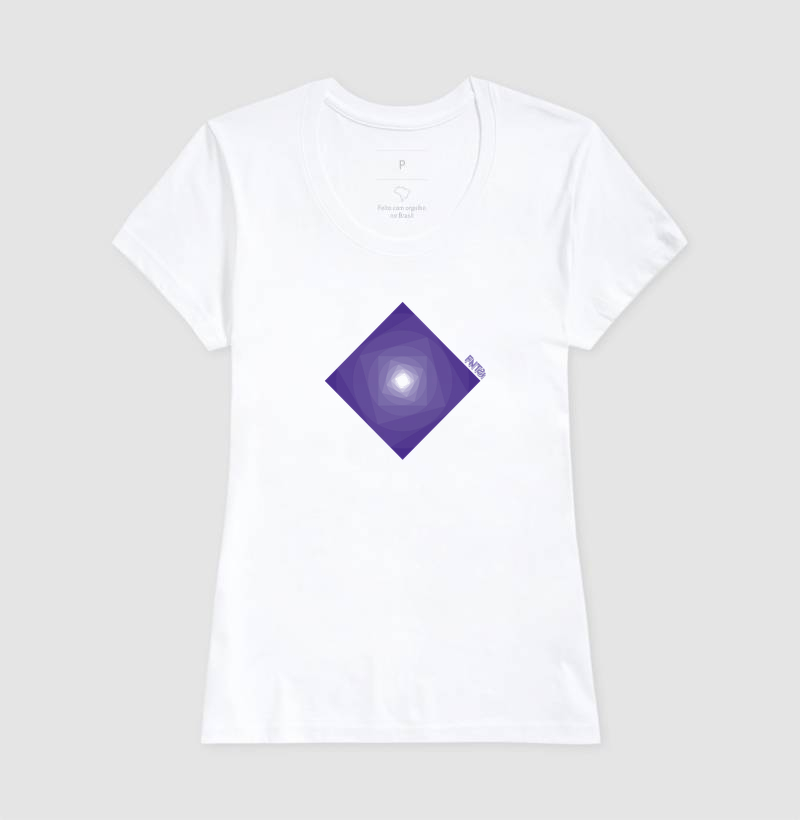 T-SHIRT "INFINITA FANTASIA" / ROXO MINIMAL