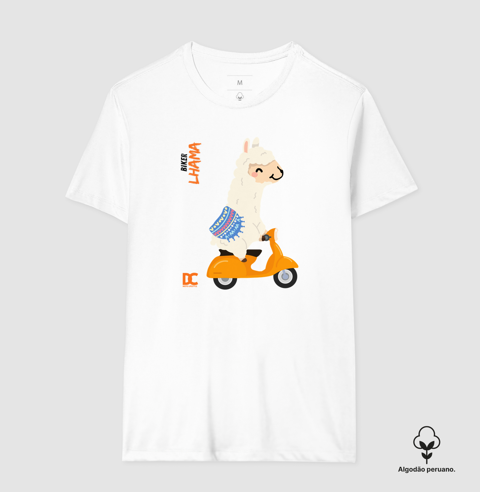 Camiseta Lhama Biker