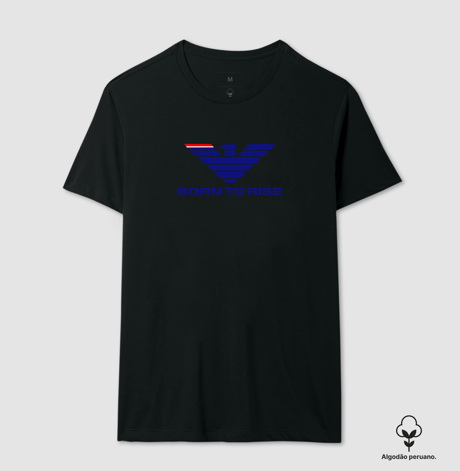 🦅 BORN TO RISE | O Poder de Quem Nasceu para Superar Mais do que uma estampa, Born to Rise é uma declaração de força, atitude e propósito. Inspirada na majestade da águia, símbolo universal de liderança, visão e liberdade, esta obra transmite a mentalidade daqueles que não aceitam limites e transformam desafios em conquistas. - Imagem 2