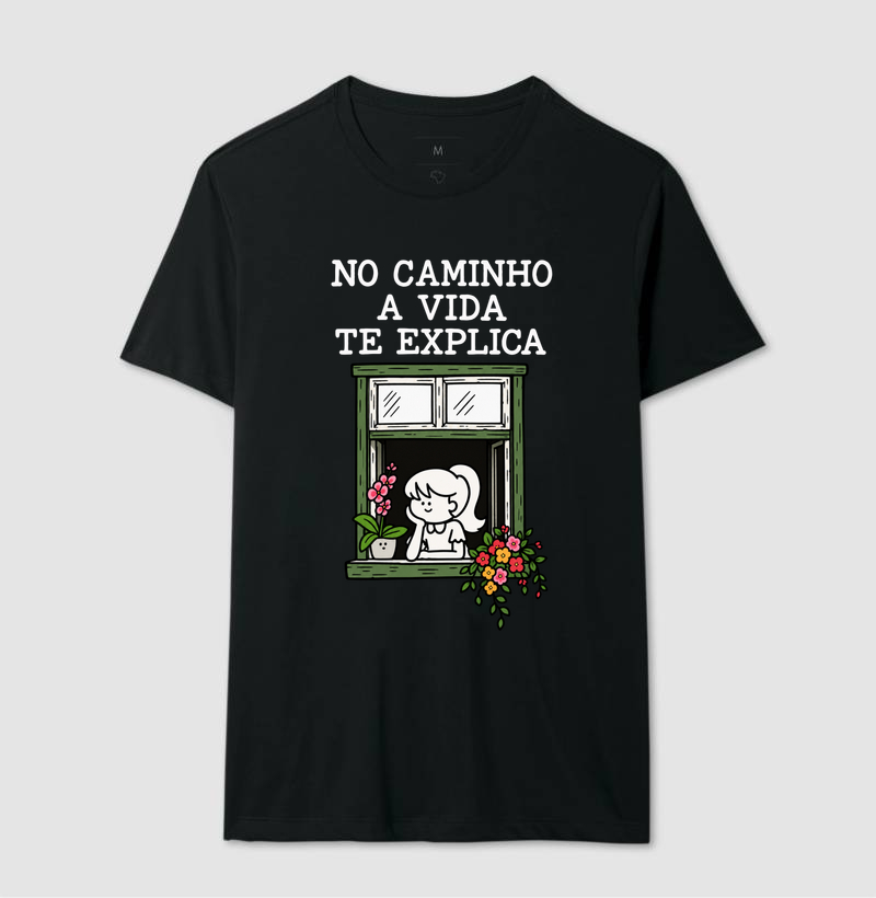Camiseta No Caminho a Vida Te Explica (estampa G) - Imagem 2